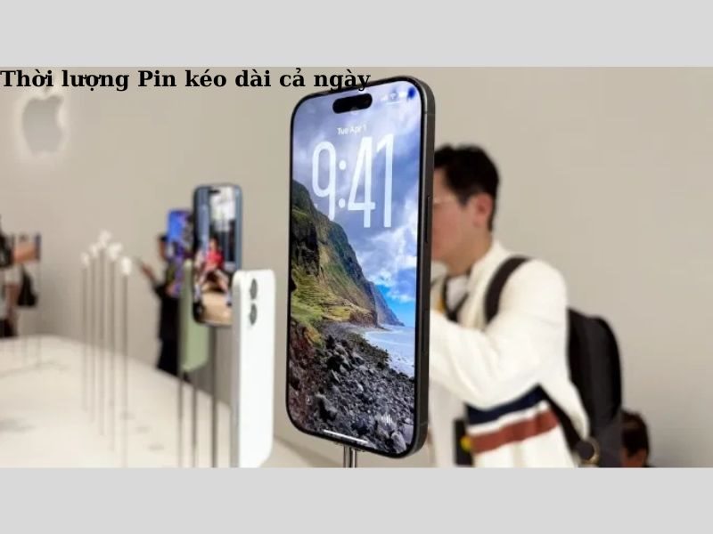 Thời gian sử dụng có thể kéo dài cả ngày