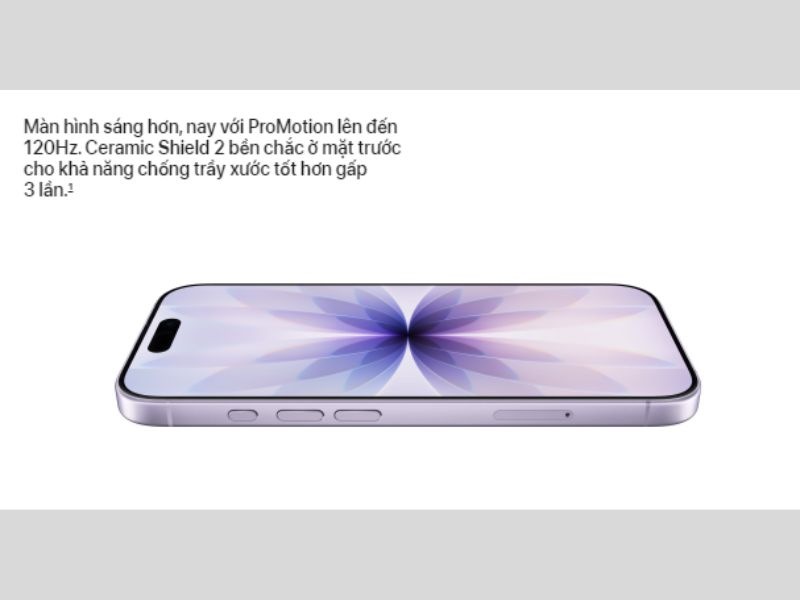 Phiên bản tiêu chuẩn lần đầu xuất hiện tần số quét 120Hz