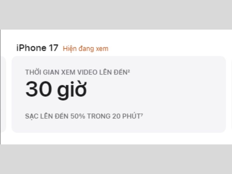Thời gian sử dụng kéo dài cả ngày