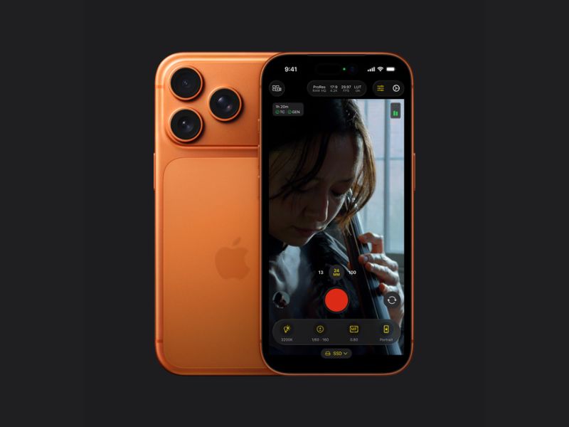 Cụm camera cải tiến trên iPhone 17 Pro