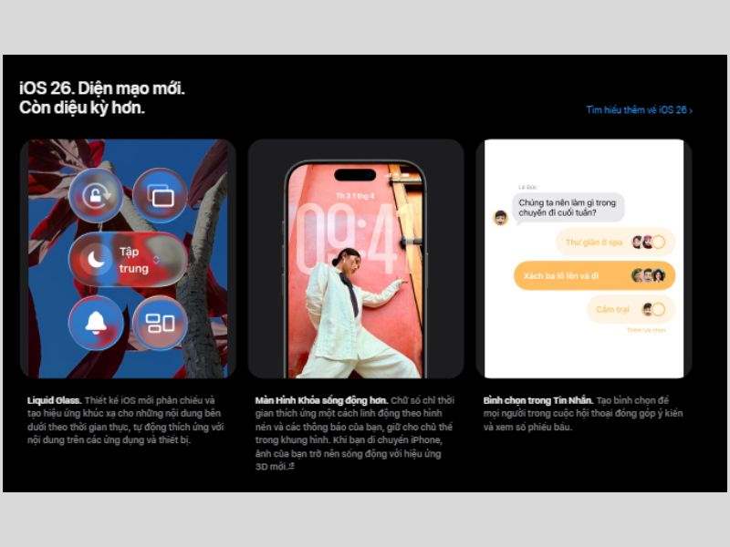 Giao diện mới lạ với nhiều tính năng hữu ích iPhone 17 Pro 256GB - Chính hãng