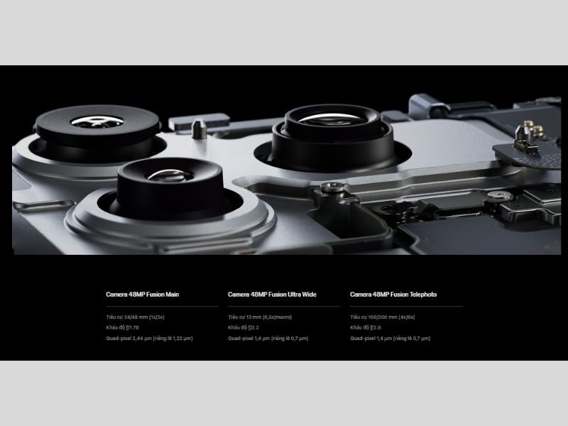 Thông số ống kính camera vô cùng xuất sắc