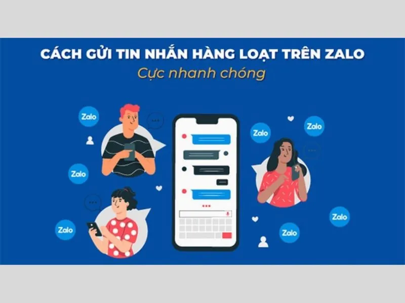 cách gửi tin nhắn hàng loạt trên Zalo