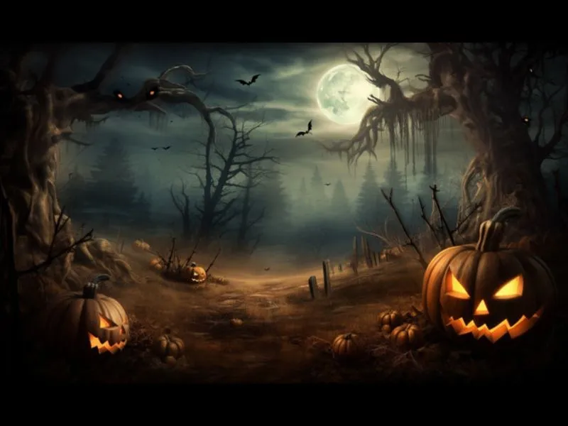 Hình nền hội Halloween kinh dị