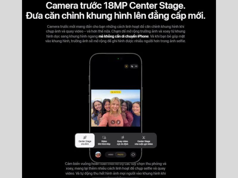 Camera trước iPhone 17 Pro tiến bộ hơn