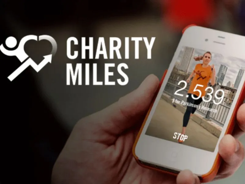 Ứng dụng đi bộ kiếm tiền gây quỹ từ thiện Charity Miles