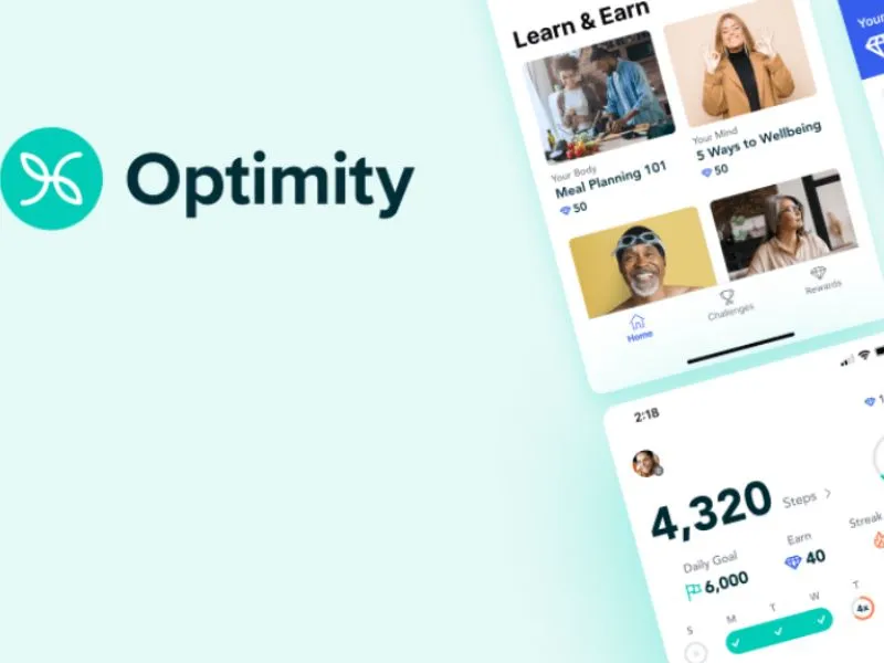 Ứng dụng đếm bước chân kiếm tiền Optimity
