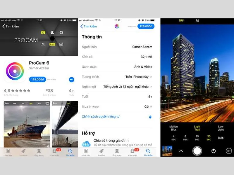 Pro Camera app chụp đêm ấn tượng miễn phí
