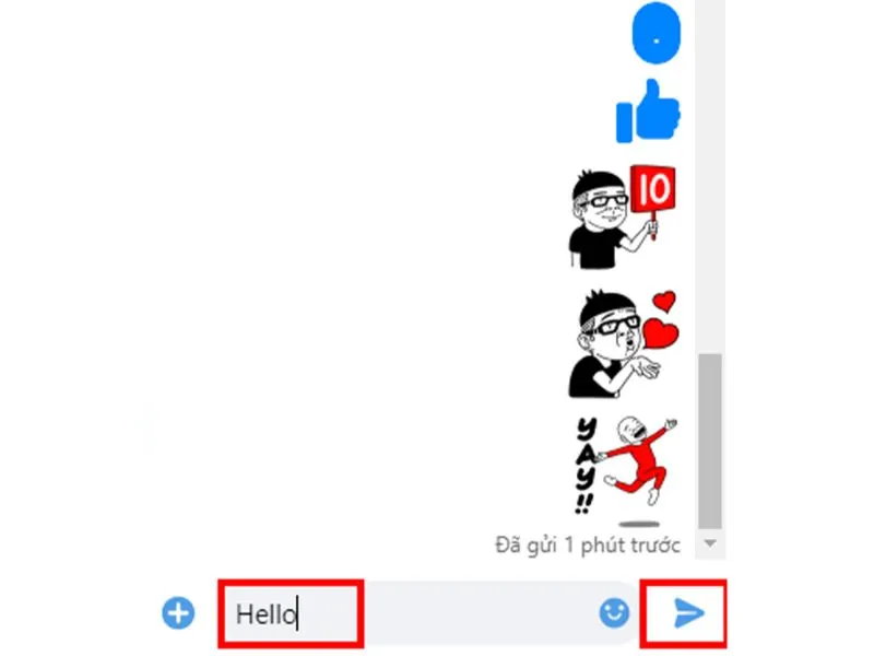 Soạn tin nhắn cần gửi hàng loạt trên Messenger