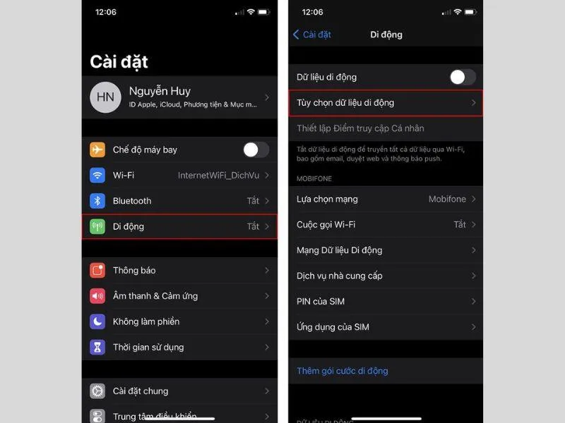 Bật chế độ kết nối 5G trên iPhone