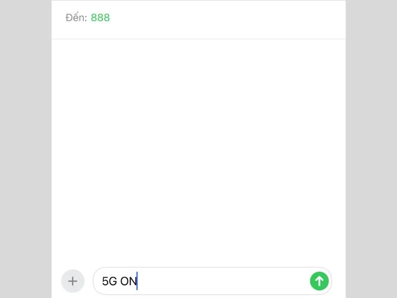 Sử dụng tin nhắn để kiểm tra Sim có hỗ trợ 5G hay không