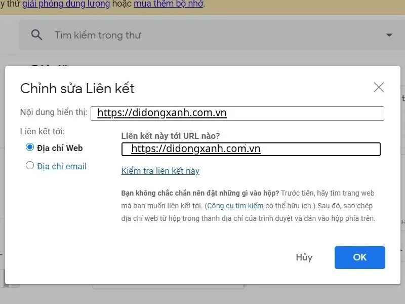 Hoàn thành cách tạo chữ ký trong gmail trên máy tính