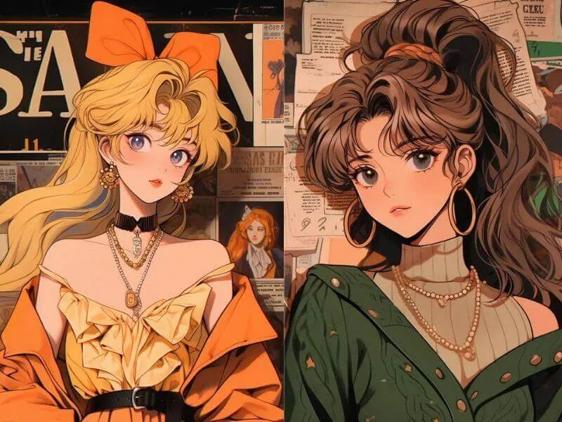 Mẫu ảnh nền Anime quyến rũ, cá tính