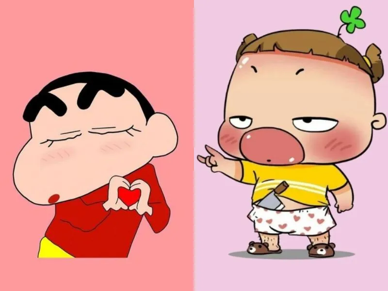 Hình nền anime hài hước, vô tri cho điện thoại