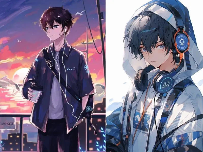 Hình nền anime 4k cho iPhone phong cách học đường