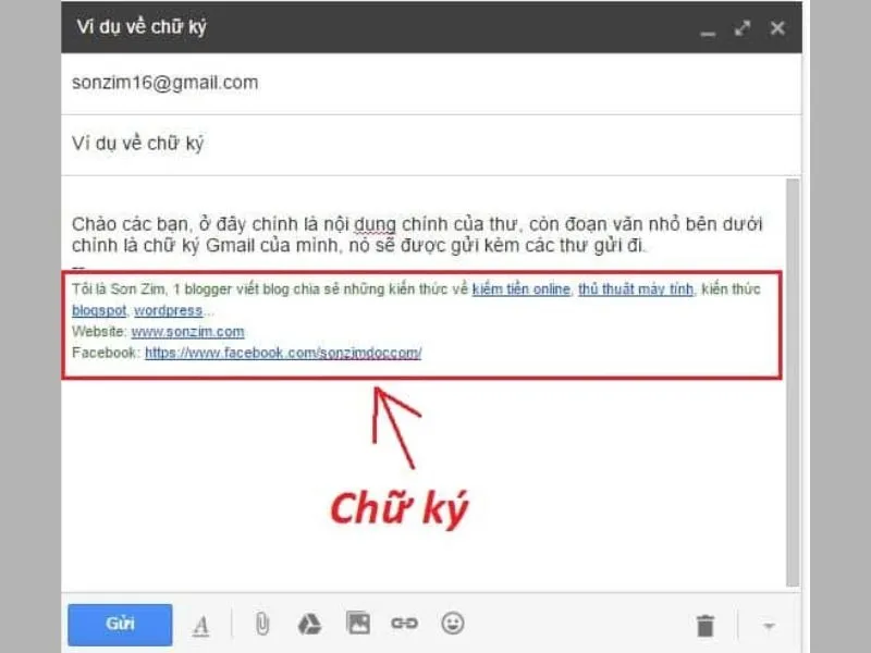 Mẹo tạo chữ ký trong Gmail chuyên nghiệp
