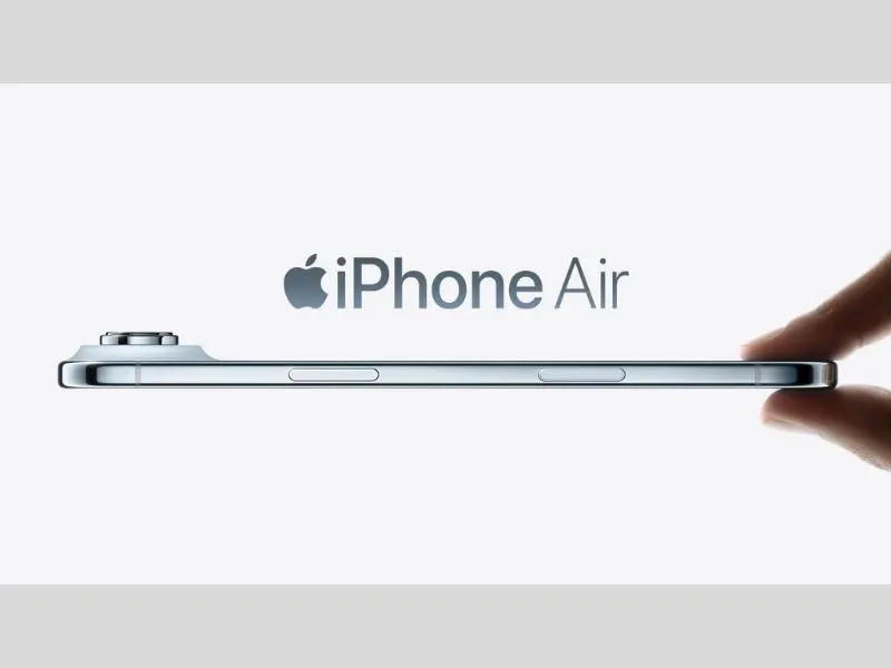 iPhone Air có thiết kế mỏng nên kháng nước kém hơn