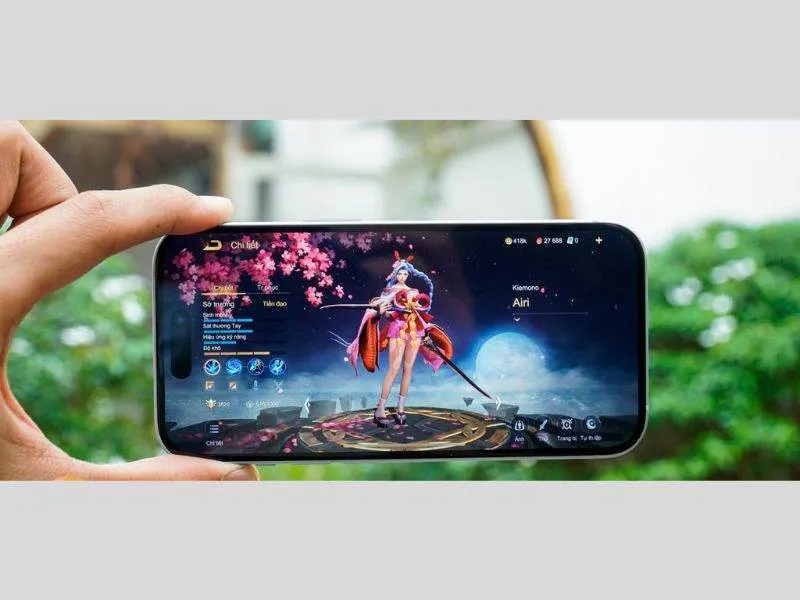Chơi game trên iPhone 17 mượt hơn iPhone 15