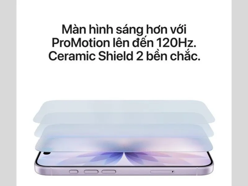 Màn hình 120 Hz lần đần xuất hiện trên iPhone tiêu chuẩn