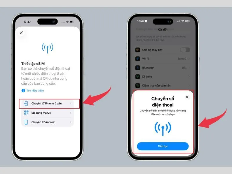 Xác nhận tiếp tục khi có thông báo trên iPhone mới