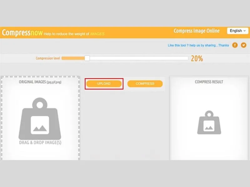 Tải ảnh trên máy lên website