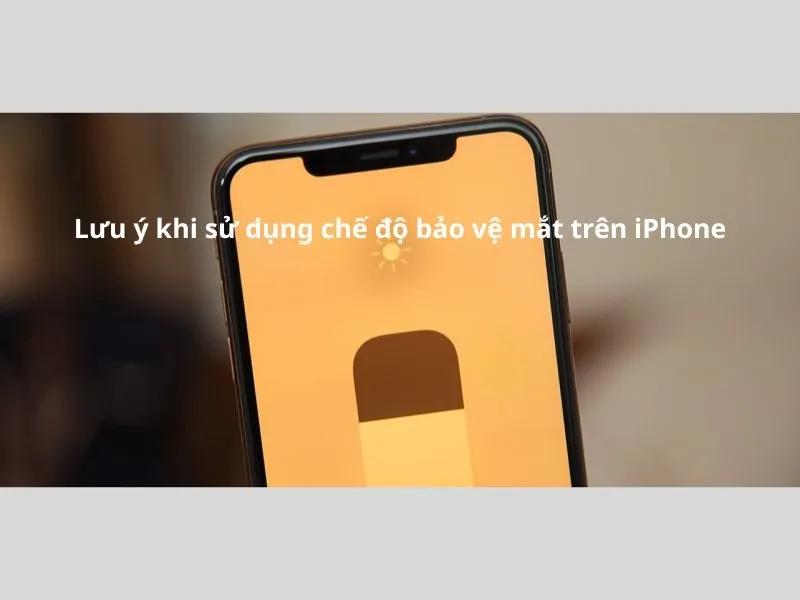 Cách tắt chế độ bảo vệ mắt trên iPhone an toàn