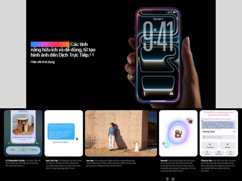 AI được tích hợp đầy đủ và mạnh mẽ trên phiên bản Pro cao cấp