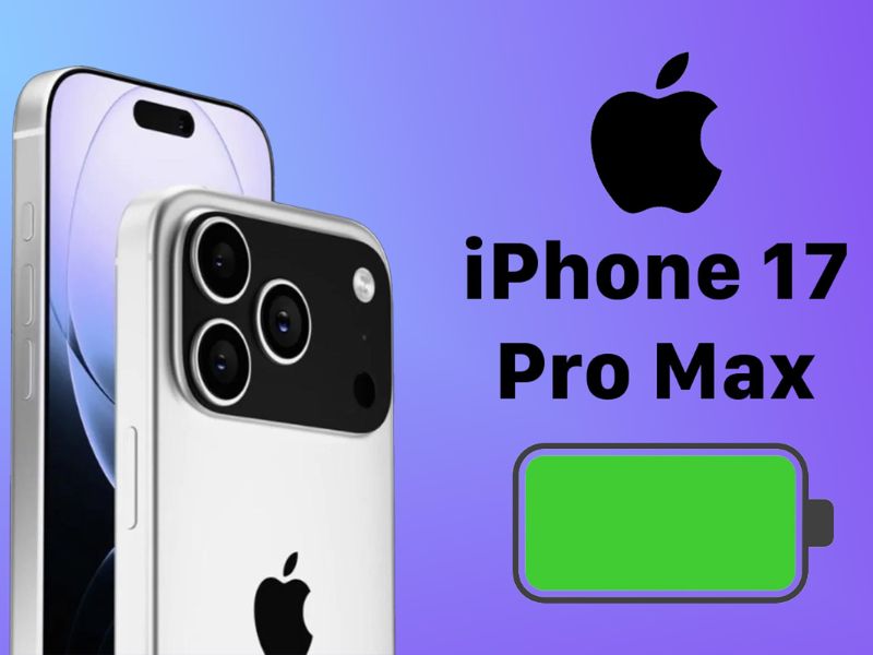 iPhone 17 Pro Max 512GB có thời lượng pin "trâu" ấn tượng