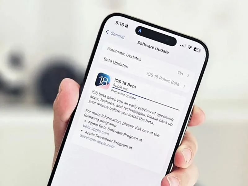 Cập nhật phiên bản iOS mới nhất