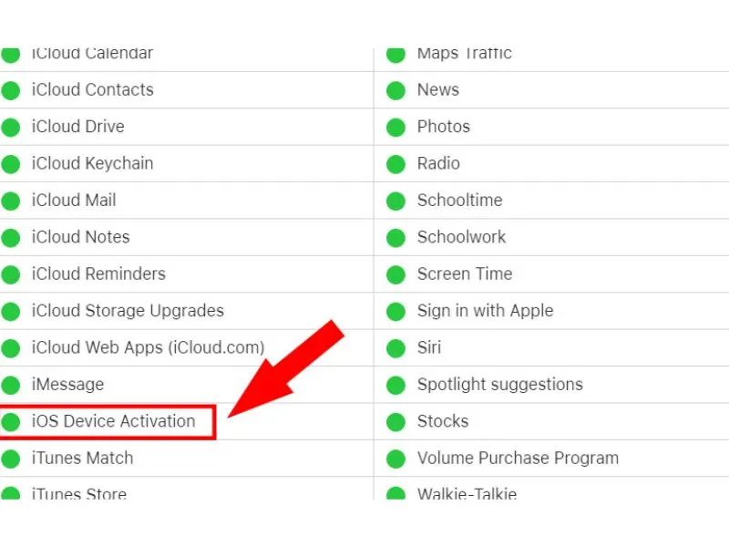 Kiểm tra hệ thống máy chủ Apple