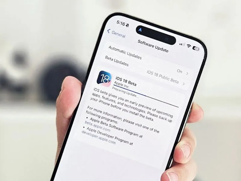 Cập nhật hệ điều hành khi iPhone mất âm thanh cuộc gọi