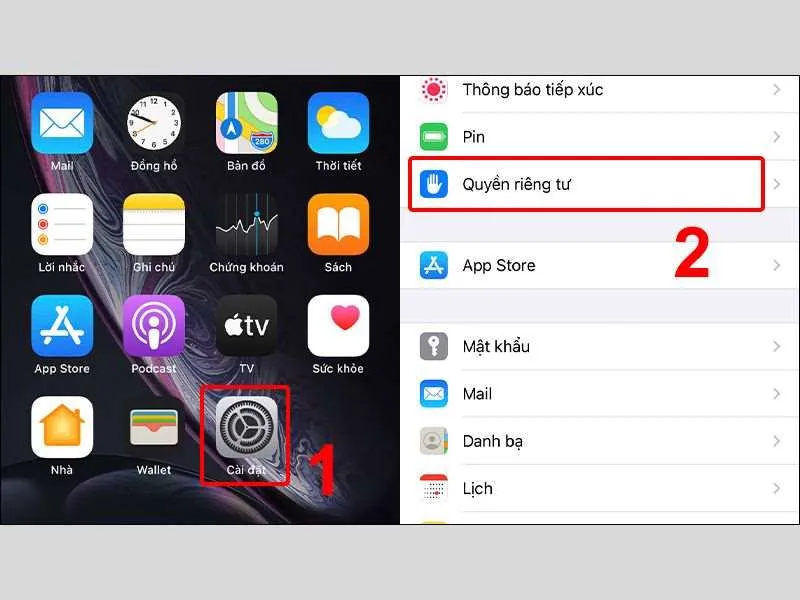 Cài đặt lại quyền truy cập cho Messenger
