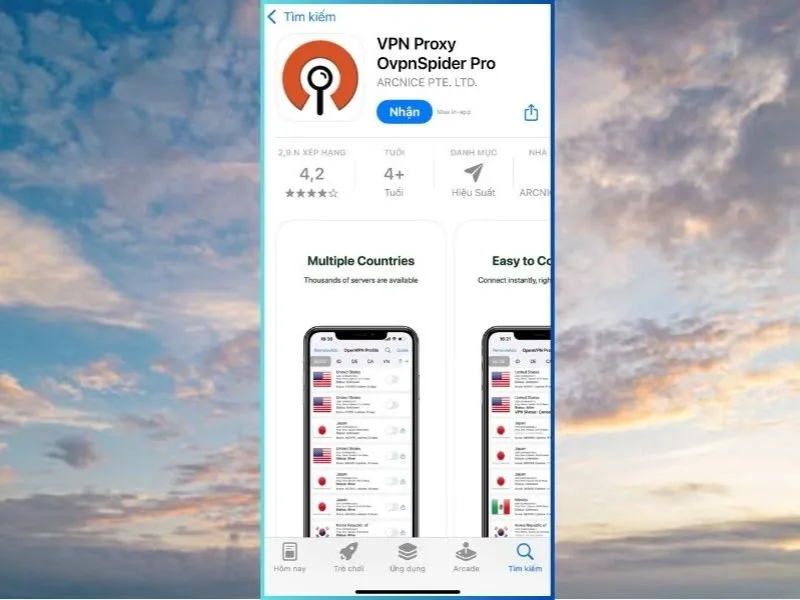 Tải ứng dụng VPN Proxy OvpnSpider Pro