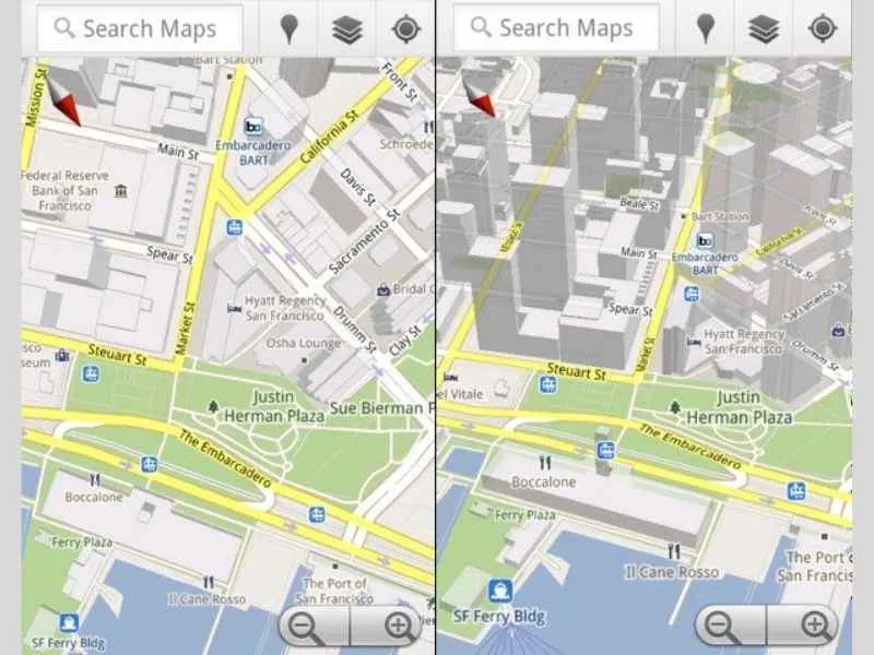 Xem bản đồ 3D trên Google Maps mang nhiều lợi ích