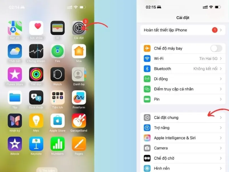 Nâng cấp phiên bản iOS mới nhất