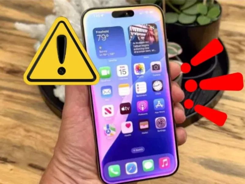 Xung đột phần mềm trên iPhone 15 Pro Max