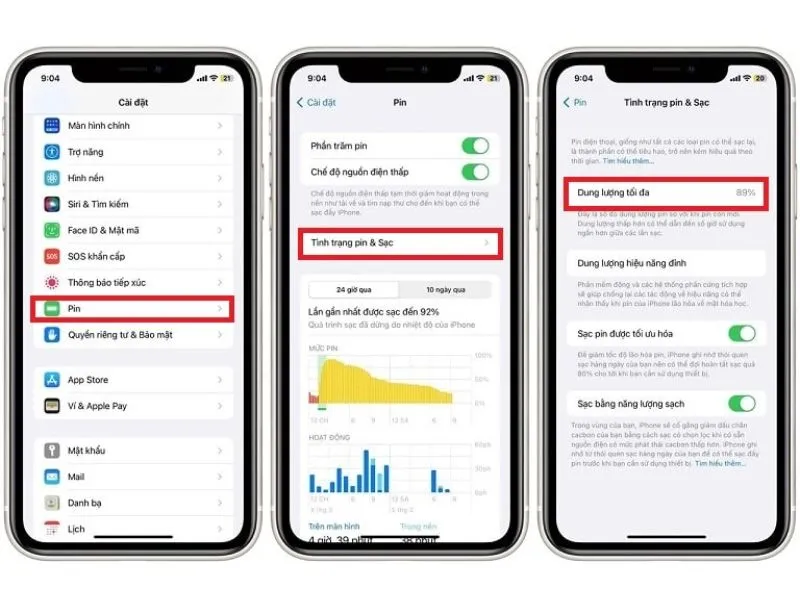 Thường xuyên kiểm tra tình trạng pin trên điện thoại iPhone