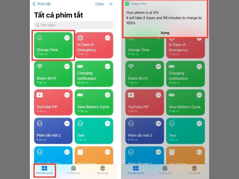 Thiết lập phím tắt trên iPhone