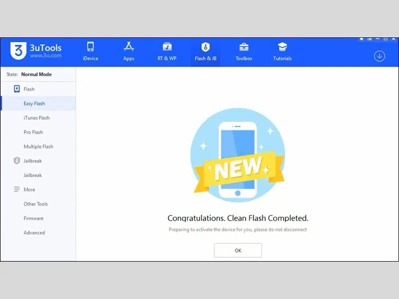 Thực hiện thành công quá trình chạy lại phần mềm trên iPhone
