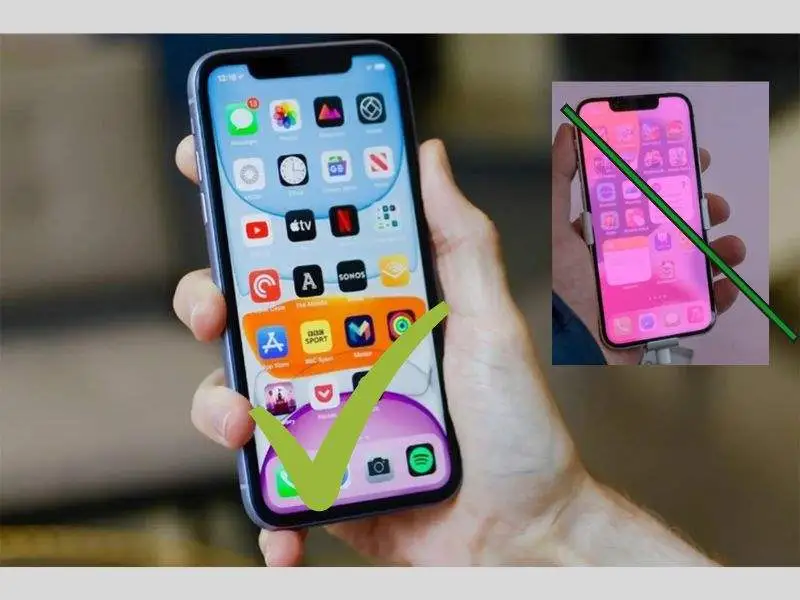 Xử lý nhanh màn hình iPhone bị lỗi màu