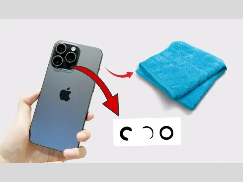 Vệ sinh và kiểm tra các phụ kiện có trên camera của iPhone