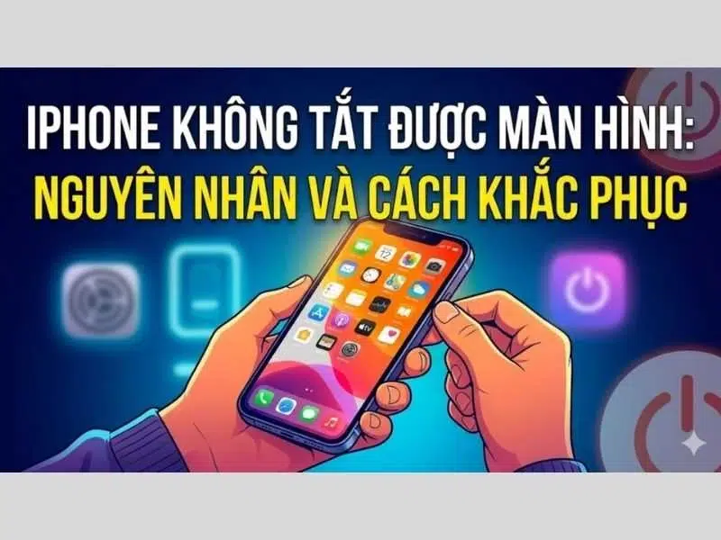 iPhone không tắt được màn hình do đâu?