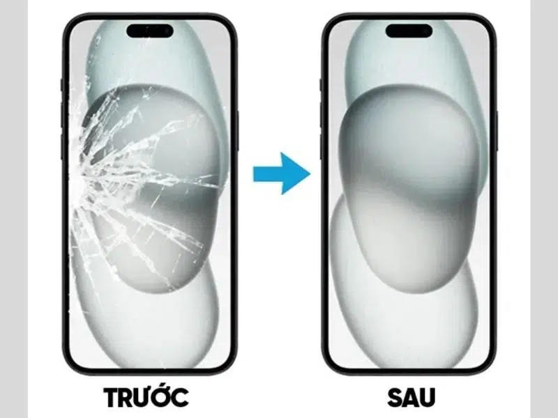 Thay ép kính màn hình iPhone 16