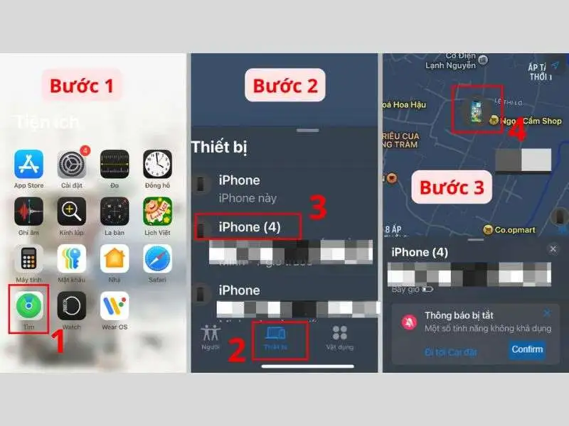 Tra tìm định vị của chiếc iPhone bị mất