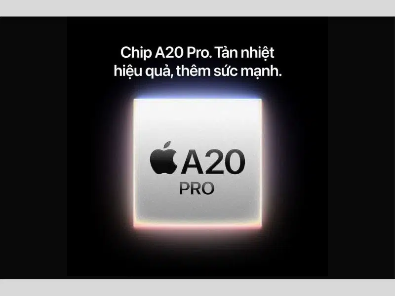 Chip A20 Pro với hiệu năng mạnh mẽ, xử lý vượt trội các tác vụ