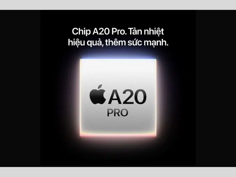 Chip A20 Pro cao cấp trên iPhone 18 series