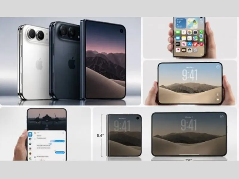 Lần đầu tiên Apple giới thiệu đến phiên bản iPhone gập vào tháng 9