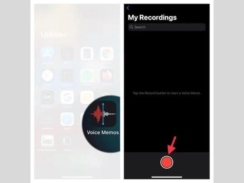 Kiểm tra mic iPhone ngay trên ứng dụng có sẵn