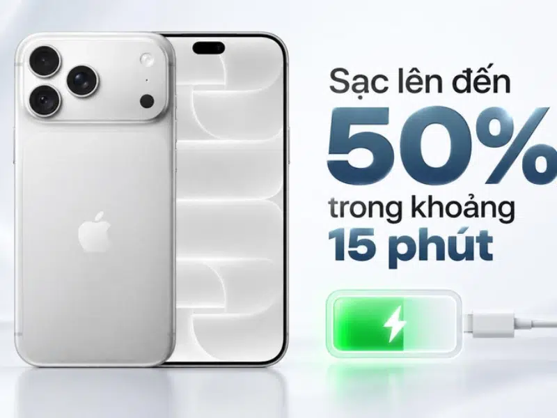 Hỗ trợ sạc nhanh tốt hơn trên iPhone 18 Pro Max