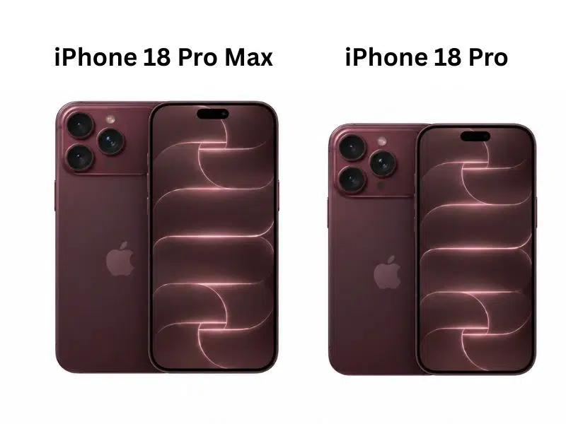 iPhone 18 Pro Max lớn hơn và nặng hơn đáng kể so với iPhone 18 Pro